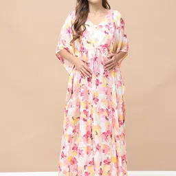 Secret Wish Printed Maxi Nightdress-image-49