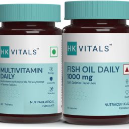 HK Vitals Multivitamin + Fish Oil (30N tabs+ 30N Softgel caps), 2 Piece(s)/Pack-25