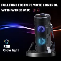 Clairbell DJ Box Speaker with FM Radio, Mic & USB Pen Drive 20W Bluetooth SpeakerII17 20 W Bluetooth Party Speaker image 3