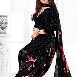 Polyster/Crepe fabric-Jivika Superior Salwar Suits & Dress Materials-image-91