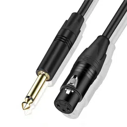 6.35mm Mono to XLR Female 1/4 Inch TS to XLR Cable for Microphones Amplifier Straight XLR Patch Cable-17