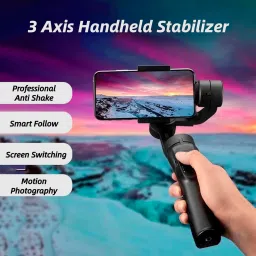TXOR ALPHA, Three-AXIS 4.0 Gimbal Stabilizer with Anti Shake System & Face Tracking 3 Axis Gimbal for Mobile image 5