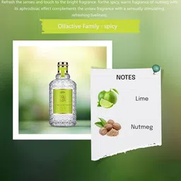 4711 Acqua Colonia Intense Set Of 2 Lime & Nutmeg EDC 170 ml + 50 ml image 3