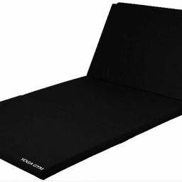 Gym/ Gymnastics/ Traveling/Tumbling High Destiny Foam Foldable Black 12 mm Yoga Mat-image-9