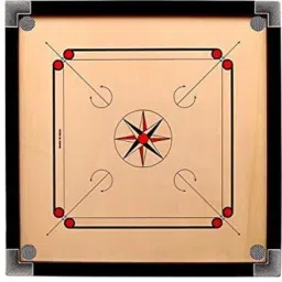 Carrom Board 32 Inch Water Proof ,& High Gloss Finish with Free Coins, 10 cm Carrom Board-image-46