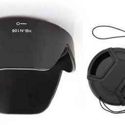 MIKSTORE HB-N106 Bayonet Lens Hood for Nikon HB-N106 Bayonet Lens Hood for 18-55mm AF-P & 18-55mm f/3.5-5.6G VR AF-P DX With 55MM Lens Cap Lens Hood-image-66