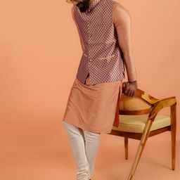 KISAH Mandarin Collar Nehru Jackets-image-51