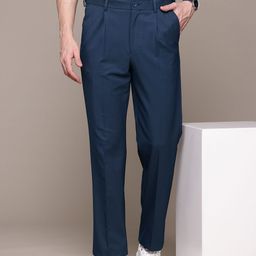 Nautica Men Classic Fit Pleated Formal Trousers-picture-19