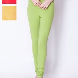 Dollar Missy Pack of 3 Churidar Leggings-image-57