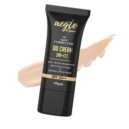 Aegte Organics Skin Corrector DD Cream (BB+CC) Broad Spectrum SPF 25++ -30gm-Light-40