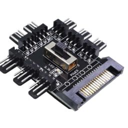 Tishri 8 Port SATA to 3 Pin Fan Splitter-29
