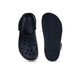 Crocs Unisex Navy Blue & Red Bayaband Clogs image 4