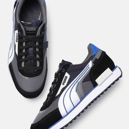 Puma Unisex Future Rider Displaced Colourblocked Sneakers-57