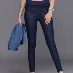 Allen Solly Woman Jane Super Skinny Fit High-Rise Jeggings-picture-40