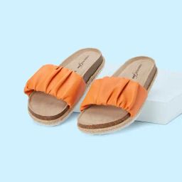 Forever Glam by Pantaloons Women's Orange Casual Sandals-image-56
