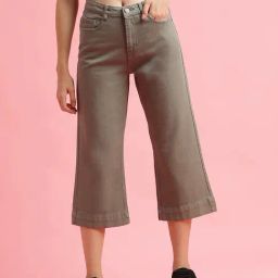 Belliskey Olive Straight Fit High Rise Jeans-picture-34