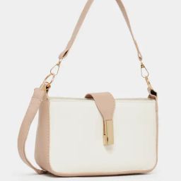 Styli Beige Shoulder Handbag-image-107