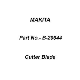 Makita Cutter Blade Size 100 mm x 22 mm x 6T, Part No B-20644-33