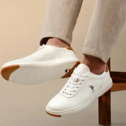 U.S. Polo Assn. Men's White Casual Sneakers-picture-36