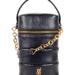 Baggit Black Textured Extra Small Bucket Bag-image-52