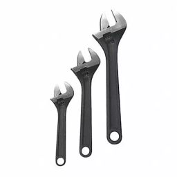Westward Adjustable Wreinchch Alloy Steel Black Phosphate Jaw Capacity 3/4 inch 1 inch 1 1/8 inch, 1NYB9-image-67