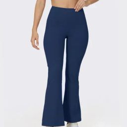 Blissclub Navy Blue Blended Regular Fit Trouser-picture-15