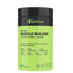 MyFitFuel Natural Muscle Herbs (7 Herbs) 1000mg -30 Capsules-18