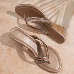 Inc 5 Women Embellished Wedge Heel Sandals-21