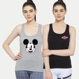 Friskers Multicolor Printed Camisole (Pack Of 2)-image-43