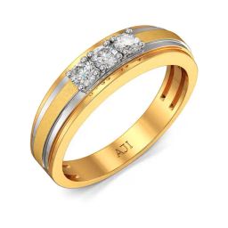 Joyalukkas 18k Gold & Diamond Ring for Men-image-46
