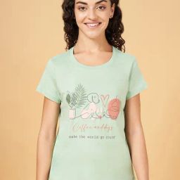 Dreamz by Pantaloons Green Cotton Printed T-Shirt-picture-25