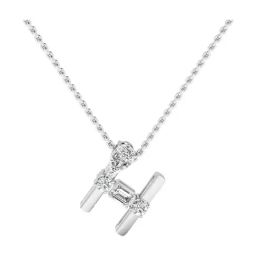 SHINE ETERNAL Lab Grown Diamond 18k (750) White Gold Pendant for Women-image-45