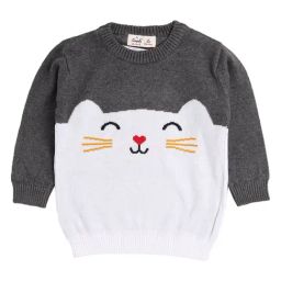 Simply Kids Black & White Printed Sweatshirt-picture-42