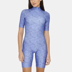 Zelocity by Zivame Blue Printed Swimsuit-image-107