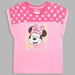 Blue Giraffe Kids Pink Printed T-Shirt-picture-9
