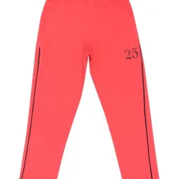 Proteens Kids Red Cotton Printed Trackpants-picture-9