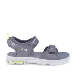 Campus Men's Grey Floater Sandals-image-20