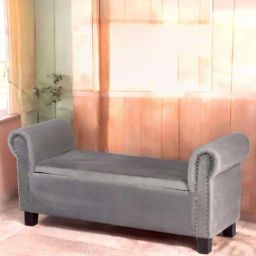 Ikiriya Queens Iron Grey Sheesham Wood Accent Couch in Dark Walnut Finish-image-6