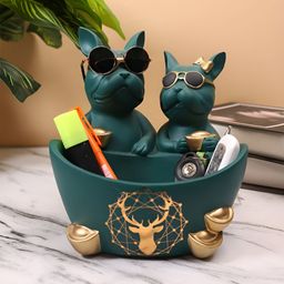 SMOKEY COCKTAIL Green Figurine Showpiece-image-42