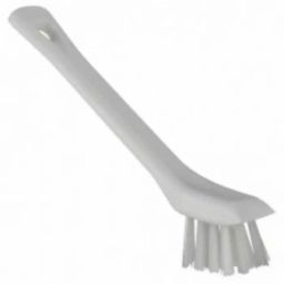 VIKAN Hand Brush Hard Polyester Bristles White 150 mm, 39515-image-39