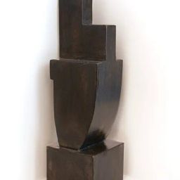 Unison Black Teak Wood Sculpture-image-8