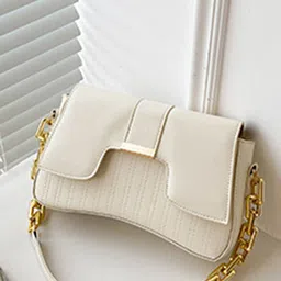 LULU & SKY Colourblocked PU Oversized Structured Handheld Bag with Cut Work-6