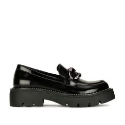 Bata Women's 323DMD03 Black Loafers-image-45