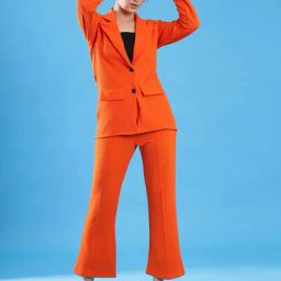 SELVIA Orange Maxi Co-Ord Set-picture-13