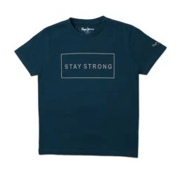 Pepe Jeans Kids Teal Printed T-Shirt-image-71
