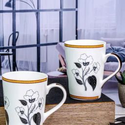 Goodhomes White Bone China Mug - Set of 2 (360 ml)-image-20