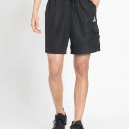 ADIDAS Black M CHELSEA Regular Fit Cargo Shorts-image-45