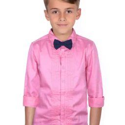 Allen Solly Junior Pink Cotton Slim Fit Full Sleeves Shirt-image-34