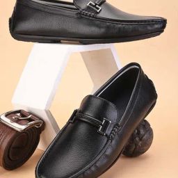 Hydes N Hues Men's Black Casual Loafers-image-87