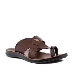 Khadim Men's Brown Toe Ring Sandals-image-14